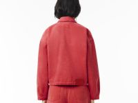 Женская джинсовая куртка Lacoste свободного кроя