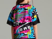 Фуфайка трикотажная для девочек (футболка)