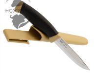 Нож с фиксированным лезвием Morakniv Companion Desert, сталь Sandvik 12С27, рукоять резина/пластик