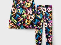 Термокомплект трикот. для девочек: фуфайка (футболка) с длин. рук, брюки для эпизод. использования