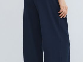 Широкие брюки, Синий