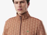 Мужская жаккардовая толстовка Lacoste PARIS с монограммой