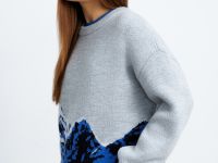 Вязаный джемпер с принтом из коллаборации с maneken