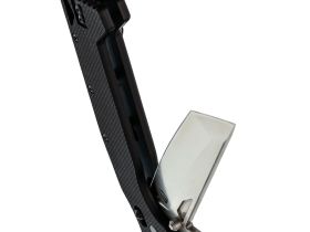 Складной нож Obertech ns-02 Tanto satin, сталь VG-10, рукоять G10, черный