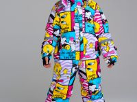 Комбинезон текстильный с полиуретановым покрытием для девочек