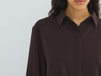 Блузка из модала, Коричневый