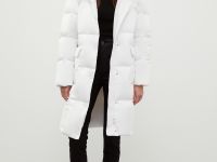 Стеганое пуховое пальто