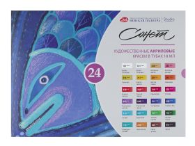 Набор акрила Сонет 24 шт х 18 мл, в картоне