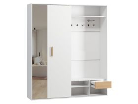 Шкаф-купе Бладвен 3-180x210 Белый
