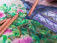 Карандаш профессиональный акварельный "Белые ночи" №403, марс коричневый