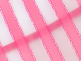 Нагрудник розовый в полоску для девочки