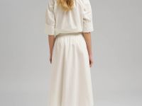 Юбка А-силуэта с эластичным поясом