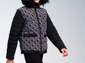 Куртка текстильная с полиуретановым покрытием для девочек