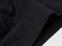 Базовый топ с вкладышами, Черный