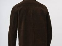 Куртка-рубашка из натуральной замши, Коричневый