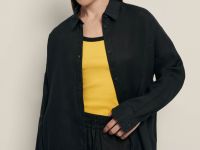 Блузка из конопляной ткани