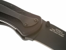 Складной полуавтоматический нож Kershaw Blur All Black, сталь Sandvik 14C28N, рукоять алюминий/Trac-Tec