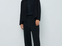 Лёгкая куртка-рубашка, Черный