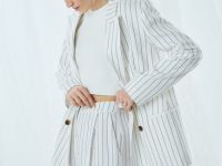 Широкие брюки со льном, Бежевый