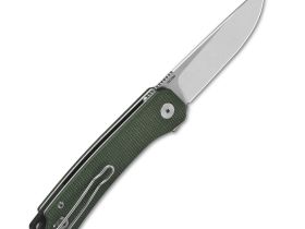 Складной нож QSP Osprey, сталь 14C28N, рукоять микарта, зеленый