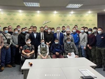 Состоялись очередные проводы молодых людей, трудоустроенных в "Колмар"