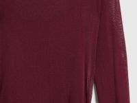 Вязаное платье с поясом, Фиолетовый