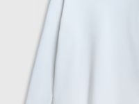 Лонгслив из плотного интерлока, Белый