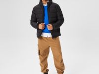 Мужская стёганая куртка Lacoste с капюшоном