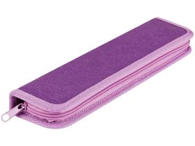 Пенал для кистей ArtSpace "Purple" 27х6,8 см, PU кожа, софт-тач