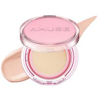 Стойкий кушон с сияющим финишем AMUSE Dew Power Vegan Cushion SPF50+ PA++++ 01 Pure