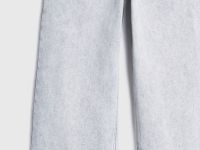 Широкие джинсы для девочек, Серый