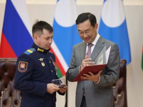 13-го Героя России из Якутии чествовали в Доме правительства