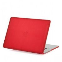 Чехол BTA-Workshop для Apple MacBook Pro 15 with Touch Bar Late (2016) матовый (прозрачно-красный)
