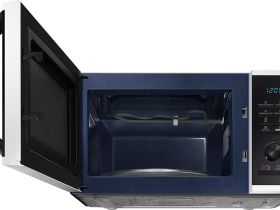 Микроволновая печь Samsung MG23K3515AW/BW с грилем, 23 л белый