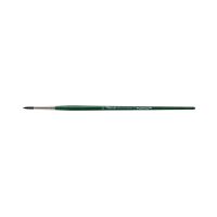 Кисть д/рисования Tintoretto Emerald синтетика, круглая, на короткой ручке №10