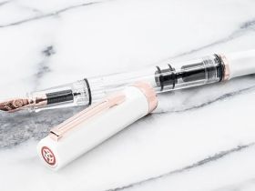 Ручка перьевая TWSBI ECO Rose Gold, Белый