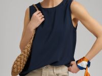 Свободный топ из жатой ткани