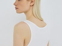 Майка свободного кроя, Белый