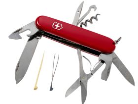 Нож перочинный Victorinox Climber, сталь X55CrMo14, рукоять Cellidor®, красный, 14 функций, 91мм