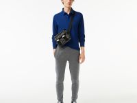 Мужское поло Lacoste с длинными рукавами