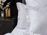 Постельное белье White, страйп-сатин 921987