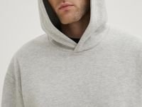 Худи из хлопка свободного кроя