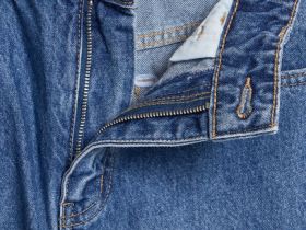 Укороченные джинсы Straight, Синий