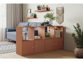 Стеллаж Кейн 1-149x75 Терракотовый