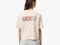 Женская футболка Lacoste из хлопка
