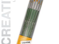 Набор кистей синтетика Pinax "CREATIVE" круглые 6 шт, длинная ручка