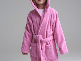 Халат текстильный для девочек