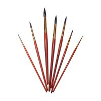 Кисть белка круглая "Pinax Creative" короткая ручка