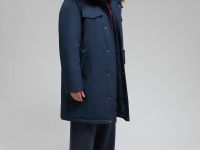 Длинный пуховик с натуральным пухом