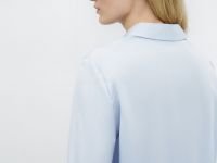 Блузка из лиоцелла, Голубой